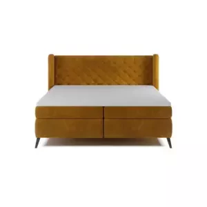 ZLATA 140x200 komfortná boxspring posteľ s dekoratívnym prešívaním