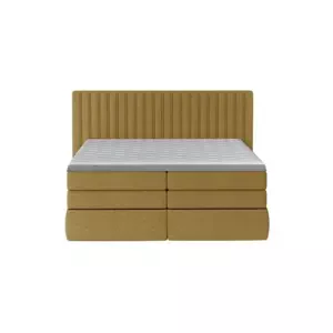 STROMI 140x200 boxspring posteľ so zvislým prešívaným čelom
