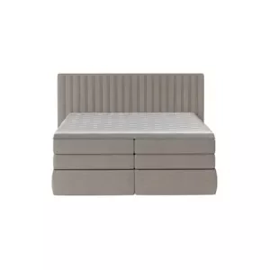 STROMI 140x200 boxspring posteľ so zvislým prešívaným čelom