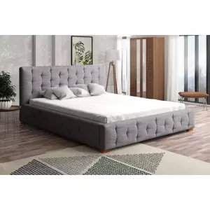 MONTORIO 140x200 elegantná čalúnená posteľ s prešitím