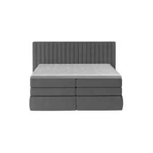 STROMI 180x200 boxspring posteľ so zvislým prešívaným čelom