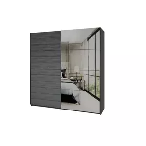 ZUZANA 3 SKRIŇA 200CM, dekor dub carbon