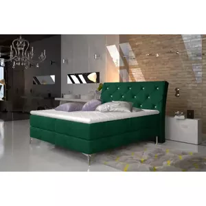 SIENNA 160x200 cm boxspring posteľ s dekoratívnym prešívaním