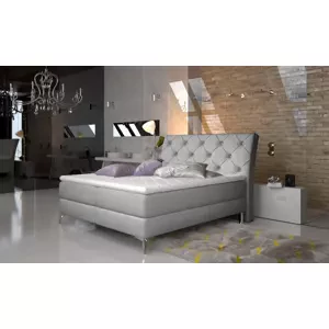 SIENNA 160x200 cm boxspring posteľ s dekoratívnym prešívaním