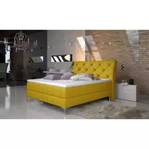 SIENNA 180x200 cm boxspring posteľ s dekoratívnym prešívaním