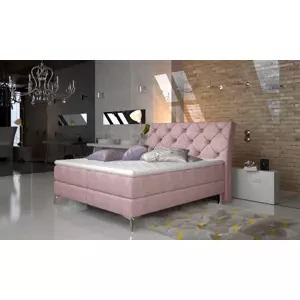 SIENNA 180x200 cm boxspring posteľ s dekoratívnym prešívaním