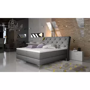 SIENNA 180x200 cm boxspring posteľ s dekoratívnym prešívaním
