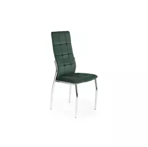 K-416 elegantná čalúnená stolička na kovových nožičkách