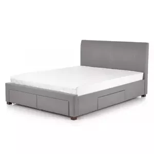 MODENA 180x200 cm šedá čalúnená posteľ s úložným priestorom