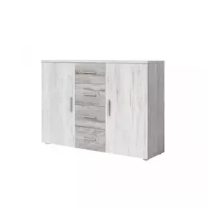 JASMINE komoda, dekor artic pine svetlý/tmavý