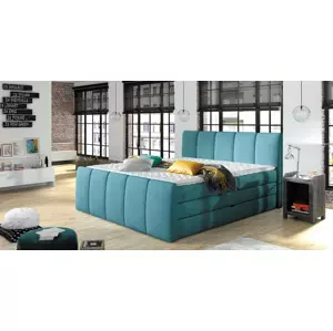 POLO 180x200 cm čalúnená boxspring posteľ s úložným priestorom