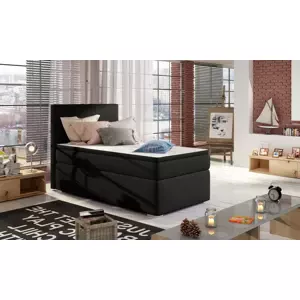 AMADEO boxspring posteľ 90x200 s úložným priestorom