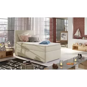 AMADEO boxspring posteľ 90x200 s úložným priestorom