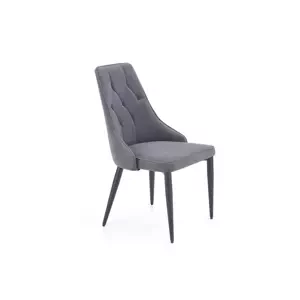K-365 elegantná čalúnená stolička na kovových nožičkách