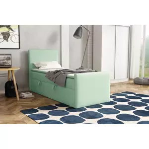BOHO kontinentálna posteľ boxspring 90x200 s úložným priestorom