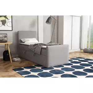 BOHO kontinentálna posteľ boxspring 100x200 s úložným priestorom