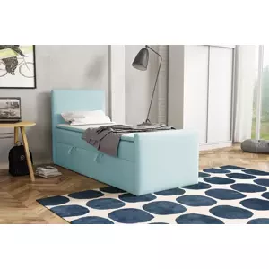 BOHO kontinentálna posteľ boxspring 100x200 s úložným priestorom