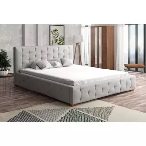 MONTORIO 200x200 elegantná čalúnená posteľ s prešitím