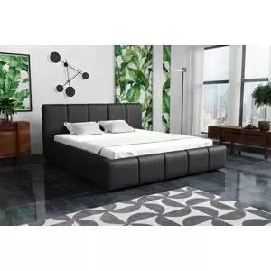 VALERA 160x200 moderná čalúnená posteľ s úložným priestorom