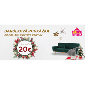 Darčeková poukážka v hodnote 20 EUR