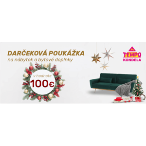 Darčeková poukážka v hodnote 100 EUR