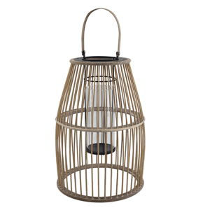 Lampáš-svietnik, 42,2 cm, pírodný bambus, MILES TYP 2