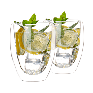 Termo poháre, set 2 ks, na vodu, 350 ml, HOTCOLD TYP 10