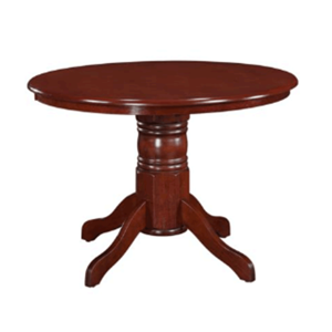 Jedálenský stôl, okrúhly, gaštan, priemer 106 cm, TABLOS