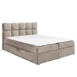 Boxspringová posteľ, 120x200, sivobéžová Taupe, NEGRY