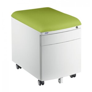 Pojazdný kontajner Mayer 32W8 30 463 — biely, zelený aquaclean