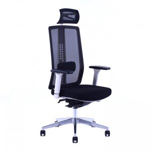 Kancelárska ergonomická stolička Sego SPIRIT W — biela, nosnosť 130 kg