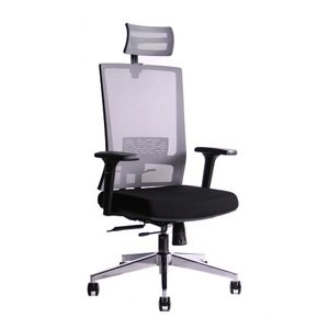 Kancelárska ergonomická stolička Sego TECTON — viac farieb Sivá