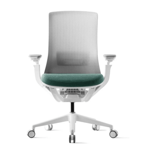 Kancelárska ergonomická stolička ROLY WHITE – sieťovina, viac farieb Zelená